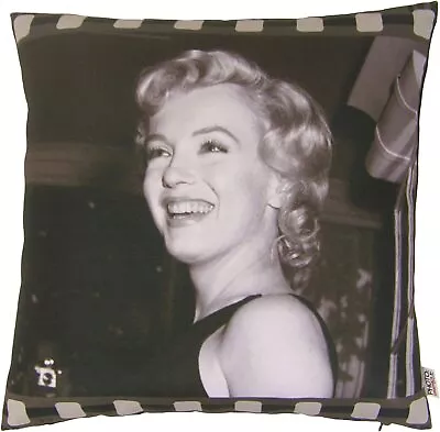 Marilyn Monroe Photographic Cushion Cover Hollywood Legend Film Reel Monochrome  • £4.99