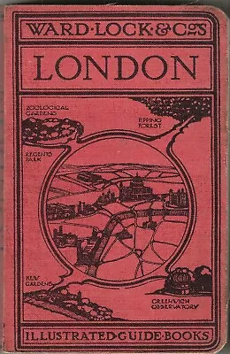 WARD LOCK RED GUIDE - LONDON & ITS ENVIRONS - 1940s - Street And Railway Maps • £18.50