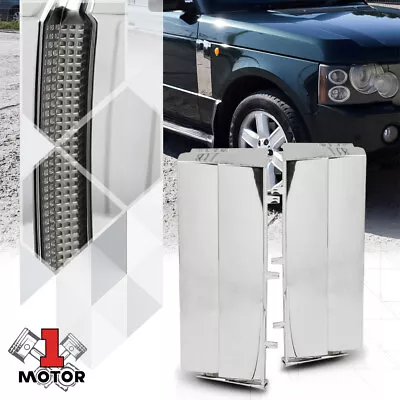 For 2003-2012 Range Rover L322{FENDER MESH}Chrome/Silver Side Fender Vent Grille • $20.99