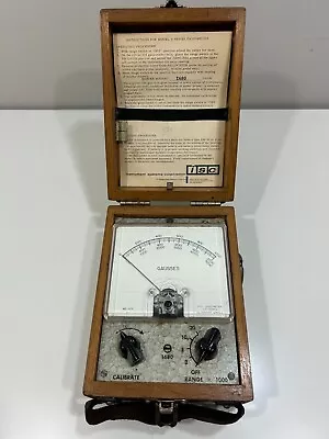ISC Instrument Systems Corporation Gaussmeter No Probe Untested Wood Box Model A • $18.89