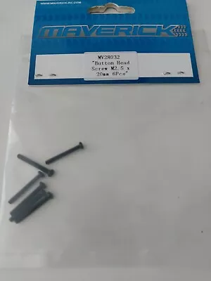 Maverick ION Button Head Screws M2.5x20mm (6) (MV28032) • £4.75