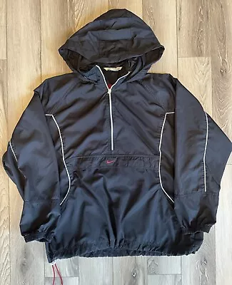 Vintage Y2K Nike Center Swoosh Windbreaker Jacket Size L  • $29.99