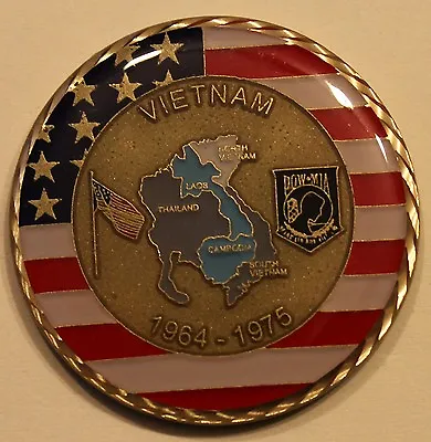 Vietnam War Veteran / VET Army Navy Marine Air Force Coast Guard Challenge Coin • $14.95