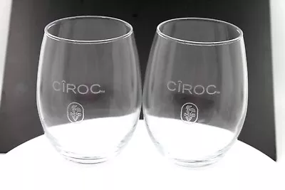 2 Ciroc Vodka  Cocktail Alcohol Beverage Glasses • $11.99