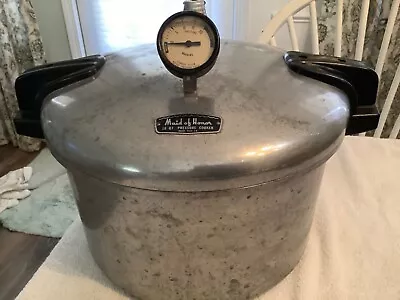 Vintage Maid Of Honor 16 QT. Heavy Cast Aluminum Pressure Canner #620 162 • $70