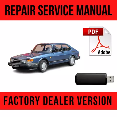 Saab 900 1992-1998 Factory Repair Manual + WIRING DIAGRAMS USB • $16.49