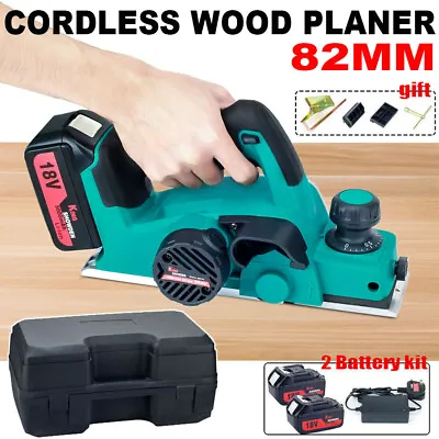 £60.99 • Buy 15000RPM Cordless Electric Planer Planer Wood Cutting For Makita 18vBattery 82MM