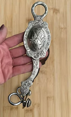 Silver Mounted Spoon Port Western Show Bit ~ 5  ~ Arabian ~ Saddlebred ~ Morgan • $150