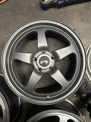 Satin Gray Momo Etna Rims 5x120 18x8.5 • $175