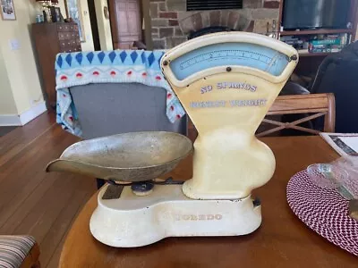 Antique Toledo 3 Lb. Candy Scale Style 405 Ar  Scoop #400958 • $295