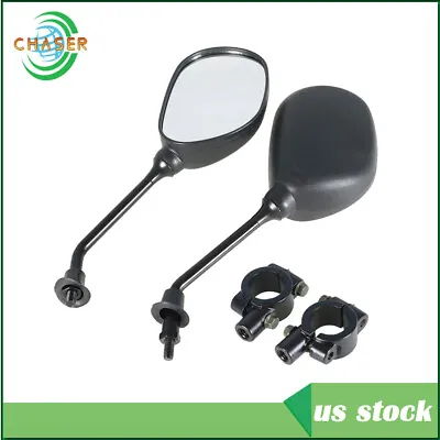 7/8  Handlebar Mount ATV Rear View Side Mirrors With For Honda Yamaha US • $15.81