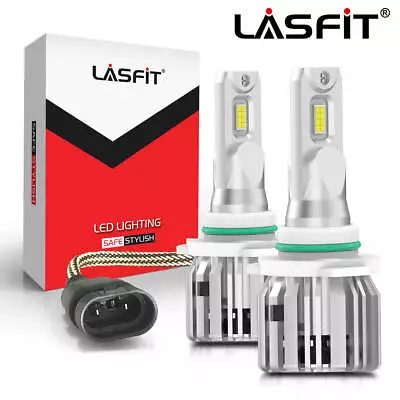 Lasfit 9012 HIR2 LED Headlight Bulb Bright 50W 5000LM Super White Conversion Kit • $34.99