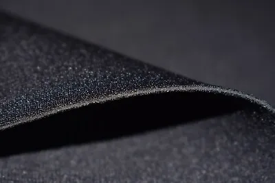 1mm BLACK Thin Neoprene Fabric Scuba Waterproof Wetsuit Material By The Foot • £21.88