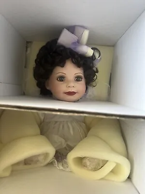 Marie Osmond Porcelain Doll “Baby Annette” With Bear Limited Edition New • $28