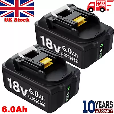 2*1* 8.0Ah For Makita BL1860 BL1850 18V Li-ion LXT Battery BL1840 BL1830 BL1860B • £15.89