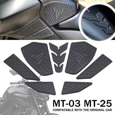 For Yamaha MT-03 MT-25 2020-2023 Anti-slip Motorcycle Tank Pad Protector Sticker • $32.29