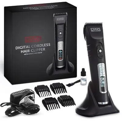 Professional Hair Clippers Mens Electric Trimmers Cutting Cordless Beard Shaver  • £24.95