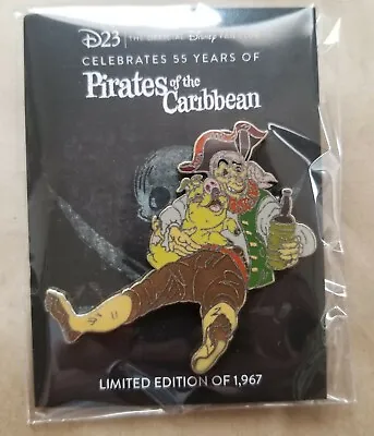 Disney D23 Gold Exclusive Pirates Of The Caribbean Pig Marc Davis LE 1967  • $78