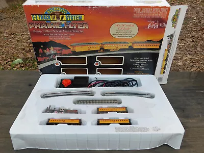 Bachmann Prairie Flyer Steam 4-4-0 Loco Tender Combine & Coach Set 24004 • $128.99