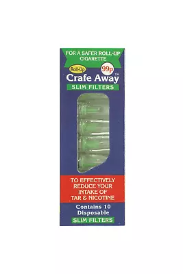 Crafe Away 10 Slim Filters • £0.99