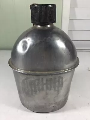 WW2 Stainless Steel Canteen   S.M. CO. 1944   C18 • $18.95