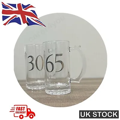 £6.95 • Buy 30th 65th Birthday Celebrate In Style Novelty Beer Mug Glass Gift Idea