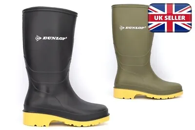 Dunlop Boys/Girls Wellington Boots Boys Wellies Girls Wellies Waterproof Wellies • £13.24