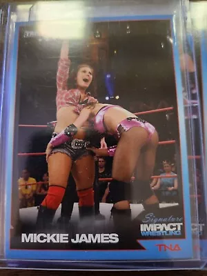 Mickie James 2011 Tristar TNA Signature Impact Card #39 • $3