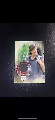 The Walking Dead Trading Card Season 5 Daryl Dixon Relic • £20