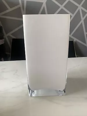 £26.99 • Buy Rectangle Handmade Cubic/square, White, Column Vase/Flower Vase 20cm/8inch