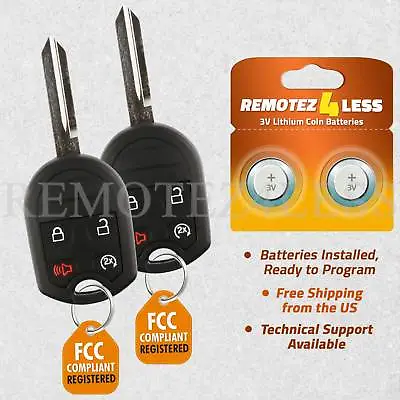 2 For Ford 2011 2012 2013 2014 2015 2016 F150 F350 Keyless Remote Start Key Fob • $21.79