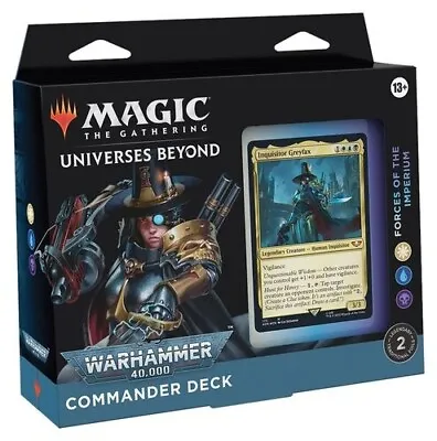 MTG Universes Beyond: Warhammer 40000 - Forces Of The Imperium Commander Deck • $54.99