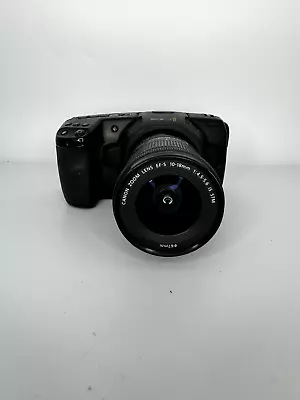 Blackmagic Design Pocket Cinema Camera 4K+Canon Lens 10-18 Mm+Smart AF Adapter • $899.99