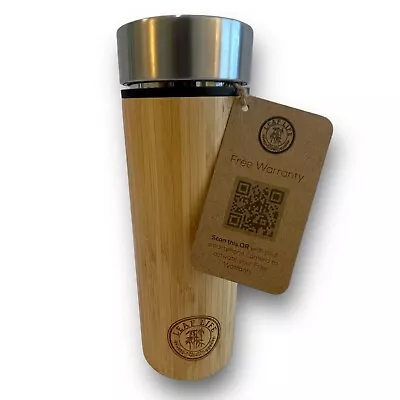 Leaf Life Original Bamboo Tumbler With Tea Infuser & Strainer 17 Oz. - Brand New • $14.99