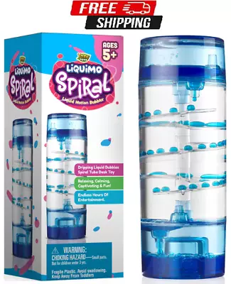 Yoya Toys Liquimo Spiral Liquid Motion Bubbler Timer For Kids - Bubble Drop Hour • $23.15