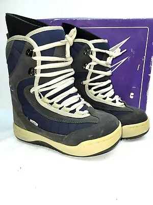 Vision Velocity Womans Snowboard Boots Sz 8 Gray  • $30