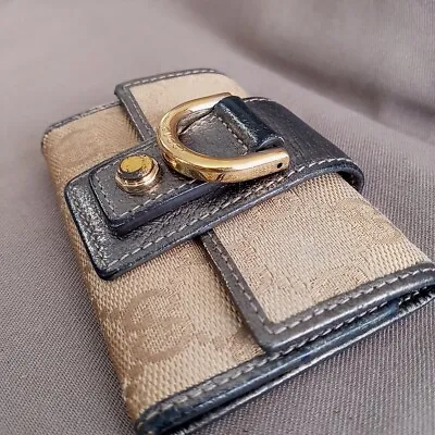 Gucci Key Holder Card Holder Small Wallet ~ Authentic ~gucci Signature Monogram  • $119.95