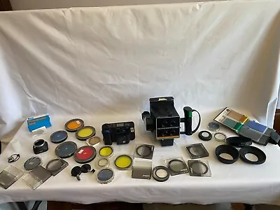 Job Lot Of Vintage Camera Photography Accessories / Polaroid / Canon • £2.21