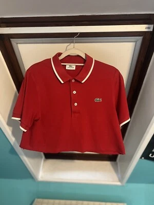 £2 • Buy Women’s Lacoste Sport Polo Shirt Size Small VGC Designer Casual Retro Vintage