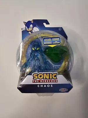Jakks Pacific Sonic The Hedgehog Chaos W/ Green Master Emerald 4  Action Figure • $29.99