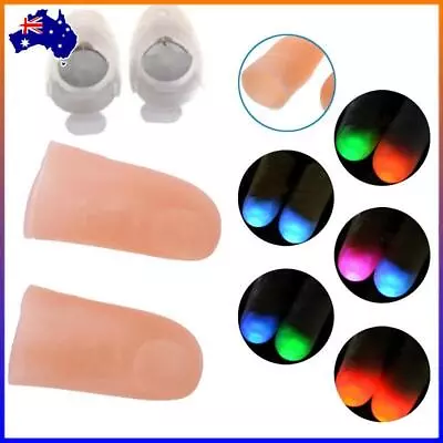 2-10X Magic Thumbs Glow Finger Trick Close Up Street Party Light Thumb Appearing • $9.99