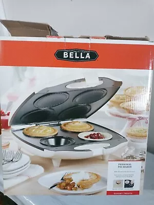 Bella 1#3563 Non-Stick Personal Pie Maker 4 Pies Mini Baking Griddle 1400 Watts • $39.99