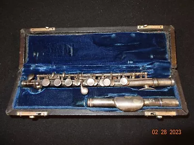 Nice Antique Gerard 3 Star Metal Piccolo With Case......... Paris • $320.11