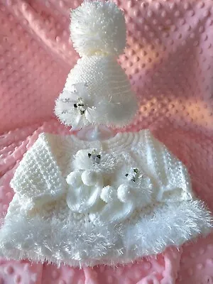 Hand Knitted Baby Sets Newborn Set  • £15