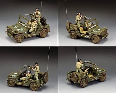 King & Country Vietnam War Vn142 U.s. Army Military Police M151 Mutt Jeep Set • $269