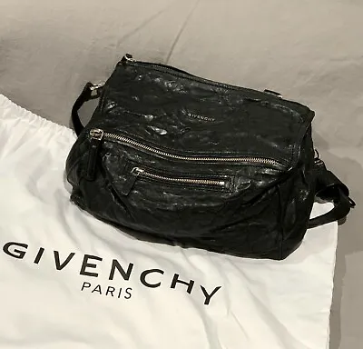 $729 • Buy Auth Givenchy Black Medium Pandora Tote