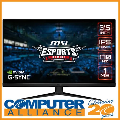 $499 • Buy 32  MSI G321Q IPS WQHD 170Hz Gaming Monitor