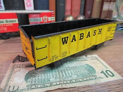 Marx TOYS Wabash WAB 80982 YELLOW Gondola CAR MAR LINES Model Railway Train  • $14.99