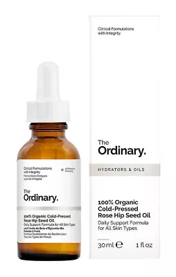 £9.49 • Buy The Ordinary 100% Organic Cold Pressed ROSE HIP Rosehip Seed Oil 30ml Boxed