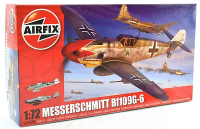 Airfix Messerschmitt Bf109G-6 1:72 Scale Plastic Model Plane A02029B • $13.99